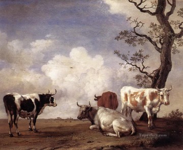 four bull sheep Oil Paintings
